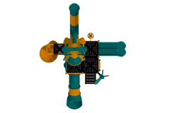 Helikopter Seri Oyun Grubu G-700 PRK-702 | Temalı Metal Oyun Grupları | Erse Kent Mobilyaları